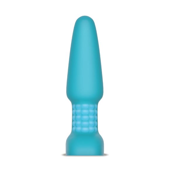 b-Vibe - vibratore anale rotante con perle ricaricabile - turchese