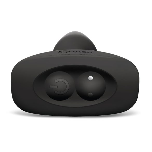 b-Vibe - vibratore anale ricaricabile con perle rotanti (nero)