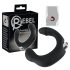 Rebel - vibratore prostatico curvo - silicone nero
