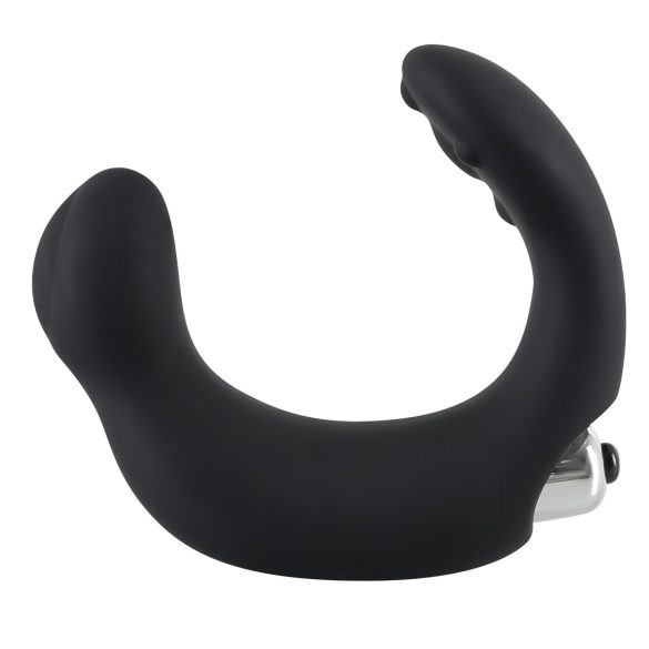 Rebel - vibratore prostatico curvo - silicone nero