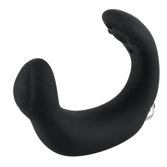 Rebel - vibratore prostatico curvo - silicone nero