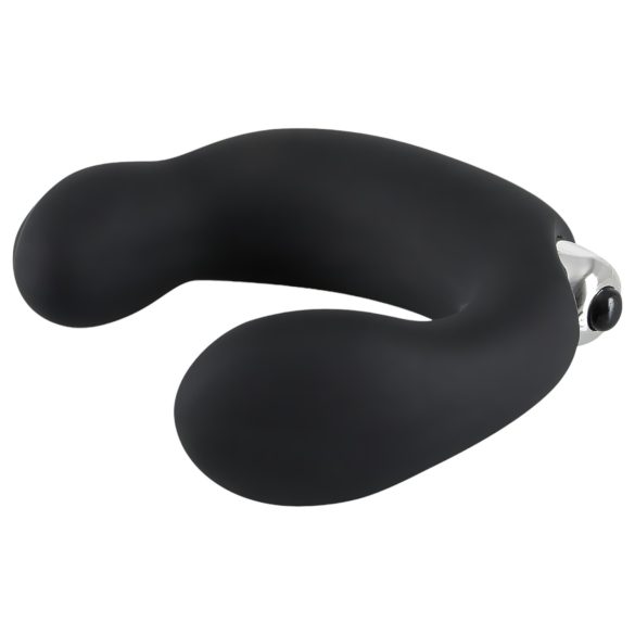 Rebel - vibratore prostatico curvo - silicone nero