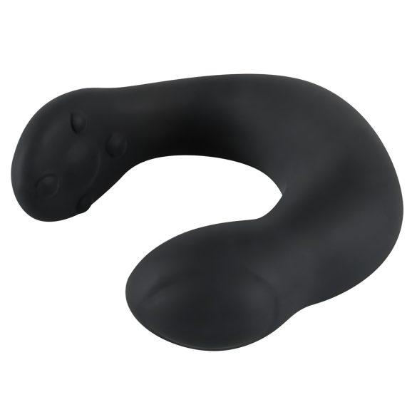 Rebel - vibratore prostatico curvo - silicone nero
