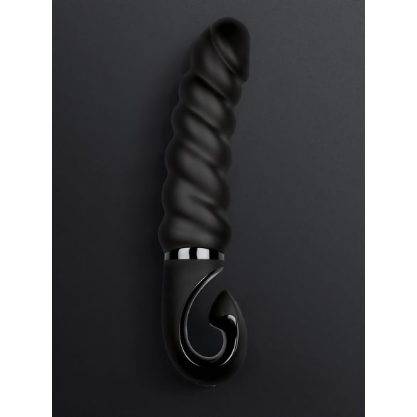 Gvibe G-jack 2 - vibratore nero in silicone impermeabile con batteria ricaricabile