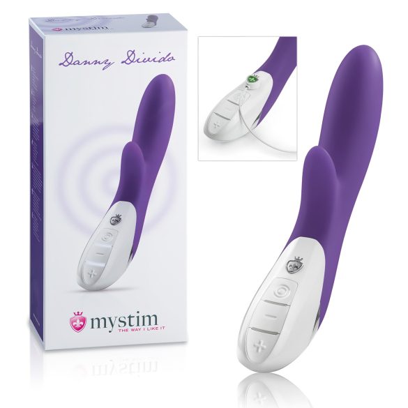 mystim Danny Divido - vibratore clitorideo - stimolazione intensa - viola