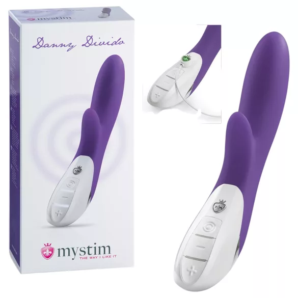mystim Danny Divido - vibratore clitorideo - stimolazione intensa - viola