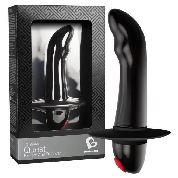 Quest - vibratore prostatico per principianti 10 modalità - nero