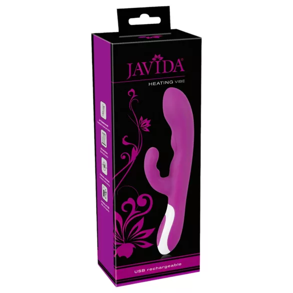 Javida - vibratore stimolatore clitoride riscaldante - silicone rosa