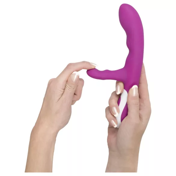 Javida - vibratore stimolatore clitoride riscaldante - silicone rosa