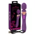 Javida Double - vibratore massaggiatore doppio - silicone viola
