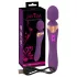 Javida Double - vibratore massaggiatore doppio - silicone viola