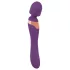 Javida Double - vibratore massaggiatore doppio - silicone viola