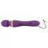Javida Double - vibratore massaggiatore doppio - silicone viola