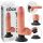 Vibratore King Cock 7 con ventosa (18 cm) - colore naturale