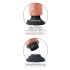 Vibratore King Cock 7 con ventosa (18 cm) - colore naturale