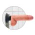 Vibratore King Cock 7 con ventosa (18 cm) - colore naturale