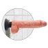 King Cock - vibratore realistico con ventosa - 25 cm - colore naturale