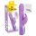 SMILE Push - vibratore viola con braccio clitorideo