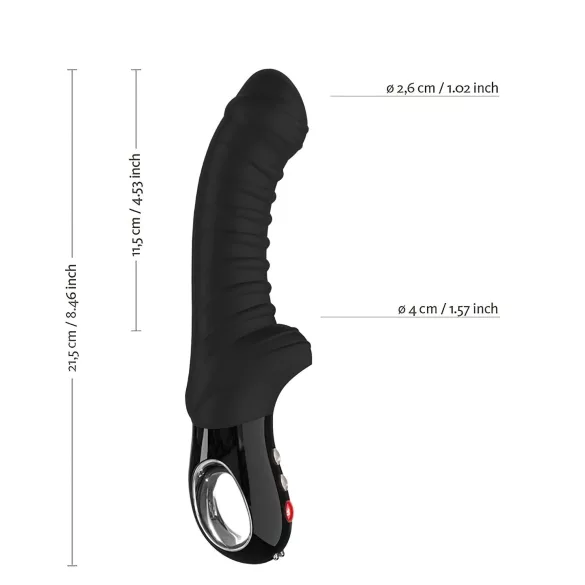 Fun Factory Tiger G5 - vibratore punto G impermeabile (nero)