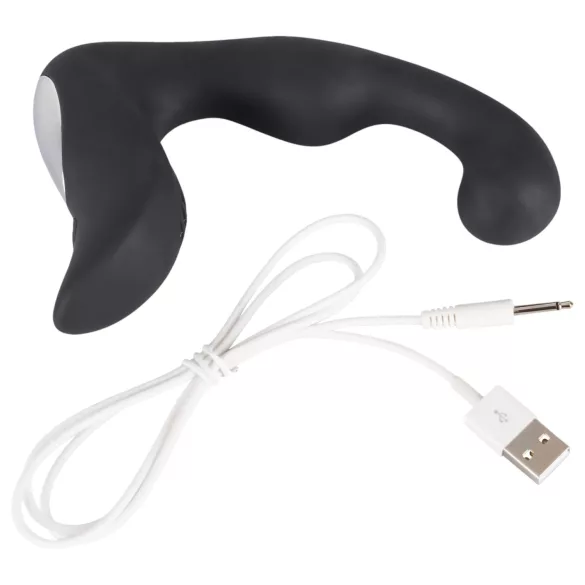 Rebel - vibratore prostatico ricaricabile - silicone nero