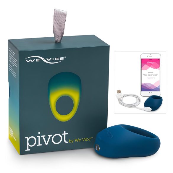 We-Vibe Pivot - anello vibrante per il pene ricaricabile - blu notte