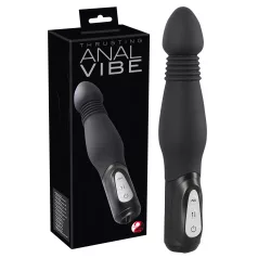 You2Toys - Vibratore anale a spinta - nero