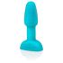 b-Vibe - Vibratore anale con perle rotanti - silicone turchese