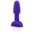 b-Vibe Rimming - vibratore anale con perle rotanti (viola)