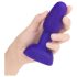 b-Vibe Rimming - vibratore anale con perle rotanti (viola)
