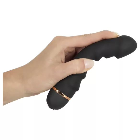 You2Toys - vibratore flessibile ondulato - silicone nero