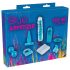 You2Toys - kit vibratore 8 pezzi - stimolazione multipla silicone blu