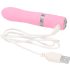 Pillow Talk Flirty - vibratore a bacchetta ricaricabile - silicone rosa