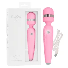   Pillow Talk Cheeky Wand - vibratore massaggiante ricaricabile (rosa)