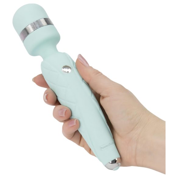 Pillow Talk Cheeky Wand - vibratore massaggiante ricaricabile - turchese