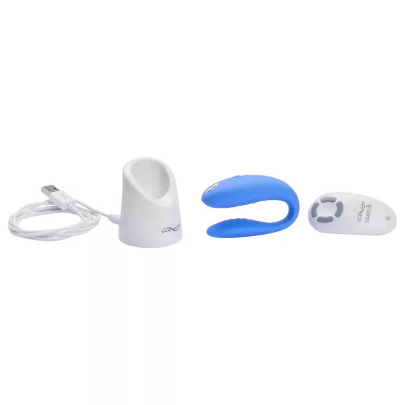 We-Vibe Match - vibratore per coppia impermeabile ricaricabile blu