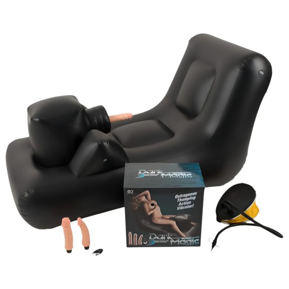 Dark Magic – Letto Gonfiabile con Macchina del Piacere (nero)