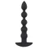 Black Velvets - vibratore anale ricaricabile 5 sfere in silicone nero