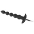 Black Velvets - vibratore anale ricaricabile 5 sfere in silicone nero