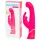 Happyrabbit - vibratore punto G impermeabile con stimolatore clitoride - rosa