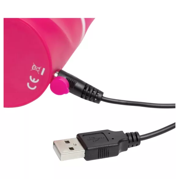 Happyrabbit - vibratore punto G impermeabile con stimolatore clitoride - rosa