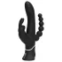 Happyrabbit Triple - vibratore clitoride e anale - ricaricabile - nero