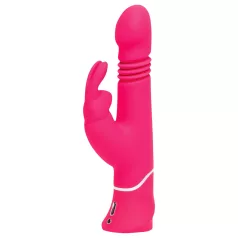  Happyrabbit Thrusting - vibratore rabbit ricaricabile con movimento spinta rosa