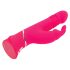 Happyrabbit Thrusting - vibratore ricaricabile con stimolatore clitorideo (rosa)
