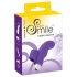 SMILE Finger - vibratore a dito ondulato in silicone (viola)