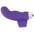SMILE Finger - vibratore a dito ondulato in silicone (viola)