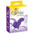 SMILE Finger - vibratore a dito ondulato in silicone (viola)