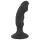 Black Velvets - vibratore anale con pene ricaricabile - silicone nero