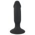 Velvet Black - Vibratore Anale Ricaricabile con Pene (Nero)