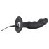 Velvet Black - Vibratore Anale Ricaricabile con Pene (Nero)
