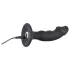 Black Velvets - vibratore anale con pene ricaricabile - silicone nero